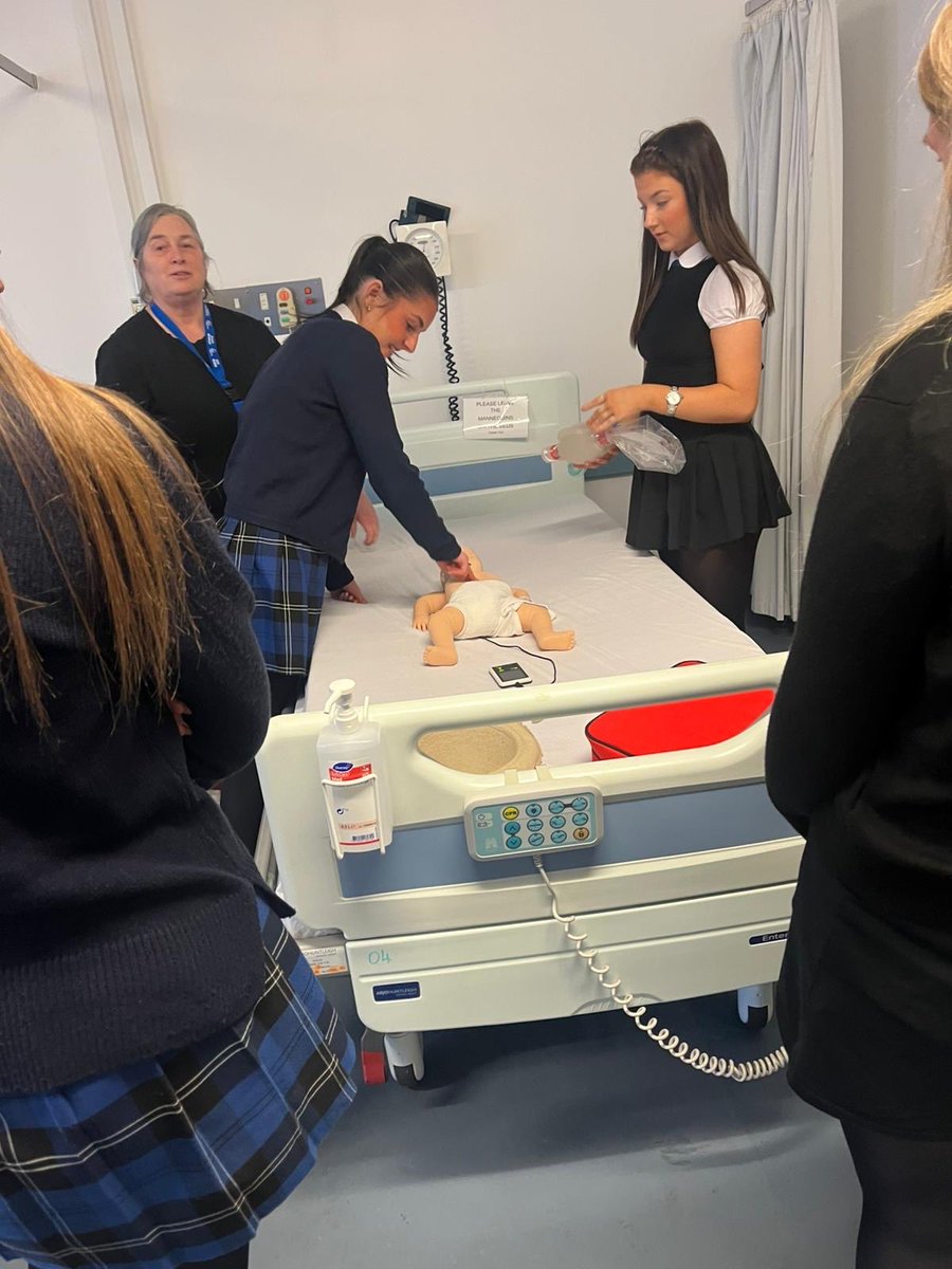 Thank you to <a href="/GCUNursing/">GCU Nursing</a>  &amp; <a href="/GCUConnected/">GCU College Connect</a>  for allowing our S5 future nursing / health professionals to experience university life &amp; the simulation labs.  The pupils thoroughly enjoyed this unique experience &amp; are looking forward to university life in the near future.