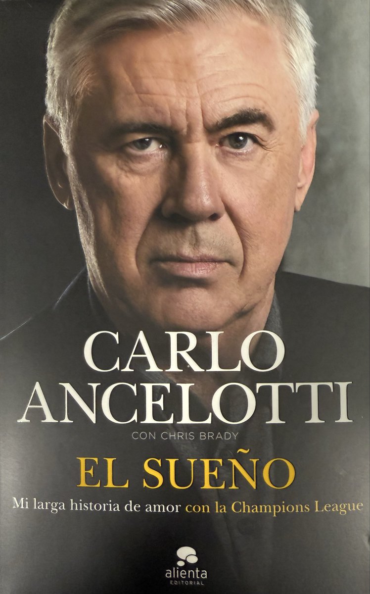 angelcarceles2's tweet image. “REGALA LITERATURA DEPORTIVA; REGALA NAVIDAD”. Quedan dos semanas para la llegada de Papá Noēl y que mejor que pedirle un buen libro de Deporte. Ahí van mis recomendaciones: 9) “Mi larga historia de amor con la Champions”, de @MrAncelotti publicado por @Alienta, de @edit_planeta.