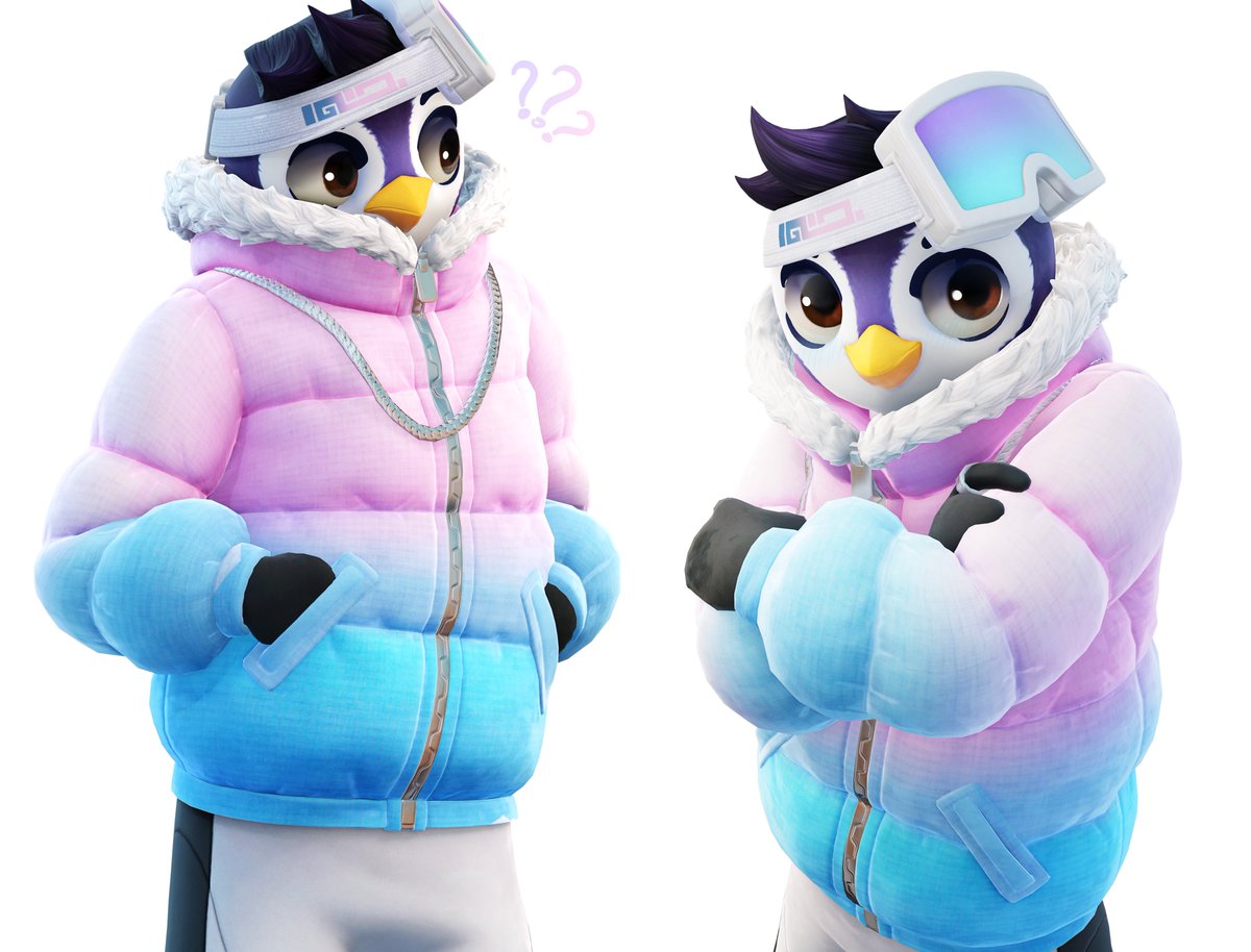 x103p's tweet image. third times a charm right #FortniteSeven #FortniteArt #pingwin