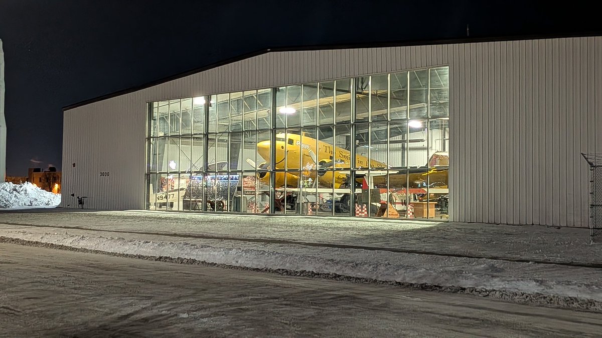 Jelly Roll + Canadians + Greenland trend. This beautiful festive Jelly Belly monoplane is at the Fargo Air Museum in North Dakota, south of Canada. The architects did a great job making the two hangars beautiful and expansive with a nice overlook in Hangar 1.