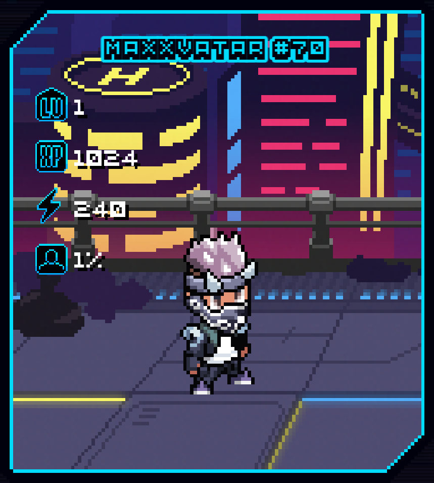 Update V0.16:

💠 Game controller upgrade to handle errors and item use better (may need to approve contract again)

💠 Errors are descriptive

💠 All avatars appearing correctly on marketplaces

We polishing many more game improvement stay $MAXX ed!