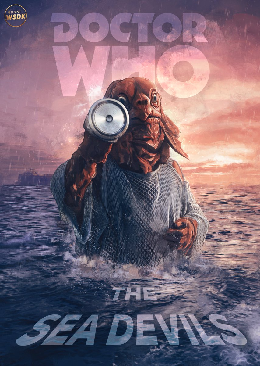 Dani_WSDK's tweet photo. π¨ NEW ARTWORK!π¨
With All the War Between Hype in the fandom atm I figured it was the perfect time to make a poster for the OG #TheSeaDevils after all itβs an absolute classic
#DoctorWho #DrWho #SeaDevils #TheWarBetweenTheLandandtheSea @bbcdoctorwho @DWMtweets https://t.co/rpLdtNT6sZ
