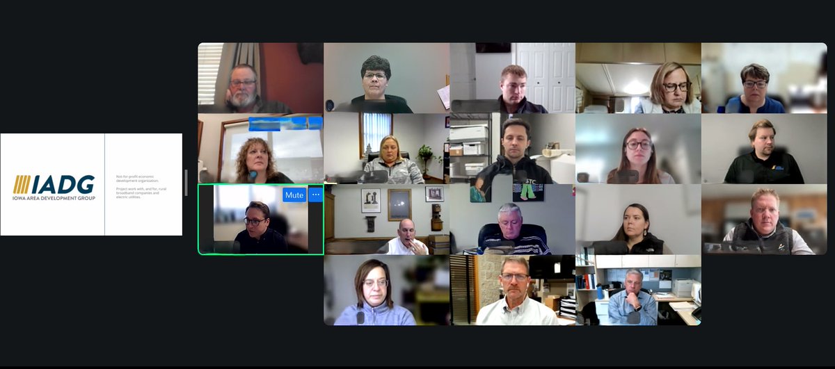 The threat of winter weather changed the format for the Leadership Academy session yesterday, but it was still a great day of connecting and learning.