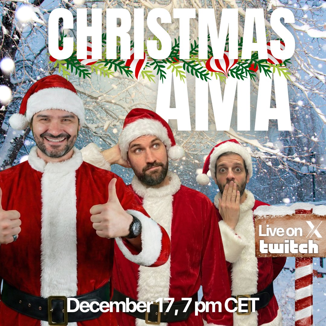 Ho Ho Ho, Pioneers! 🎅

Santa swapped his sleigh for a mic. 🎤

Join <a href="/LoicBrotons/">Dr Loïc Brotons</a>, <a href="/MattGueniffey/">Matthieu Gueniffey</a> &amp; <a href="/TBrouchet/">Thomas Brouchet</a> for our Grand Christmas AMA! It’s time to wrap up an incredible year and unbox what’s coming for Galeon in 2026. 🎁

🗓️ Date: December 17 
⏰ Time: 7 PM CET