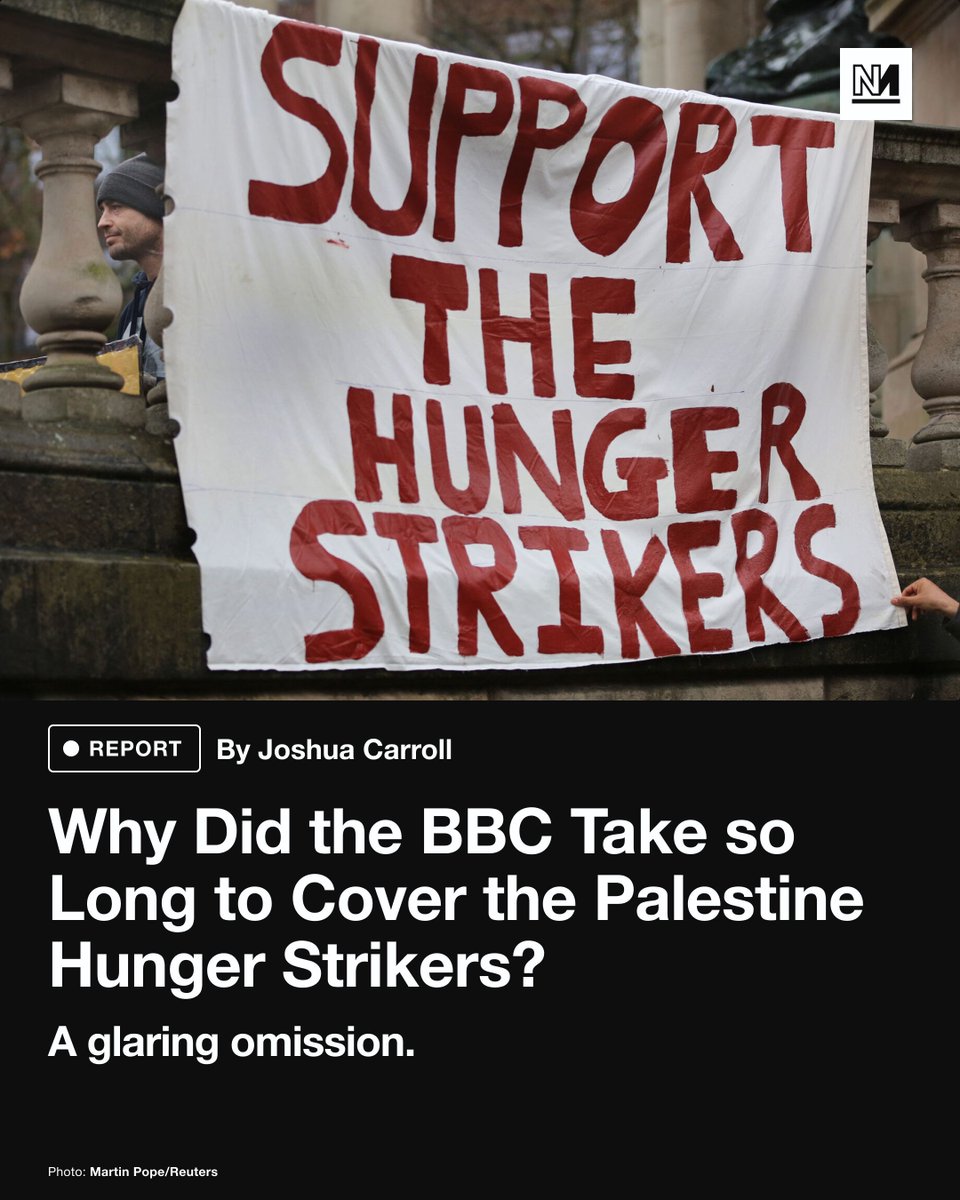 It took the BBC until around 7pm on 10 December – when some prisoners had gone 38 days without food – to report on the hunger strike for the first time.

As an NHS doctor revealed that the hunger strikers are on a "trajectory that ends with death", <a href="/JershCarroll/">Joshua Carroll</a> explores why it