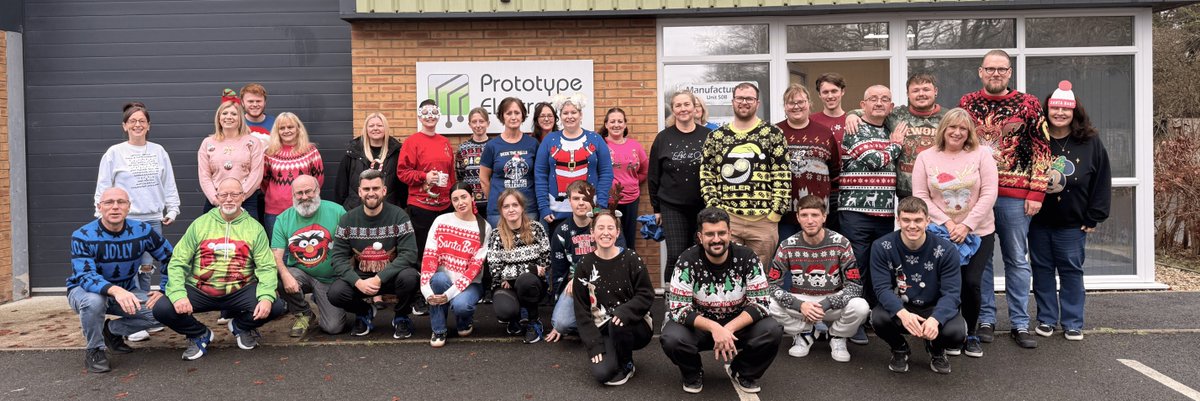 Getting into the festive spirit! 🎄

Christmas Jumper Day is well underway at Prototype Electronics HQ - lots of colour, lots of sequins and lots of... questionable designs.

Wishing our customers, followers and suppliers a very Merry Christmas and a Happy New Year!

#PCBs