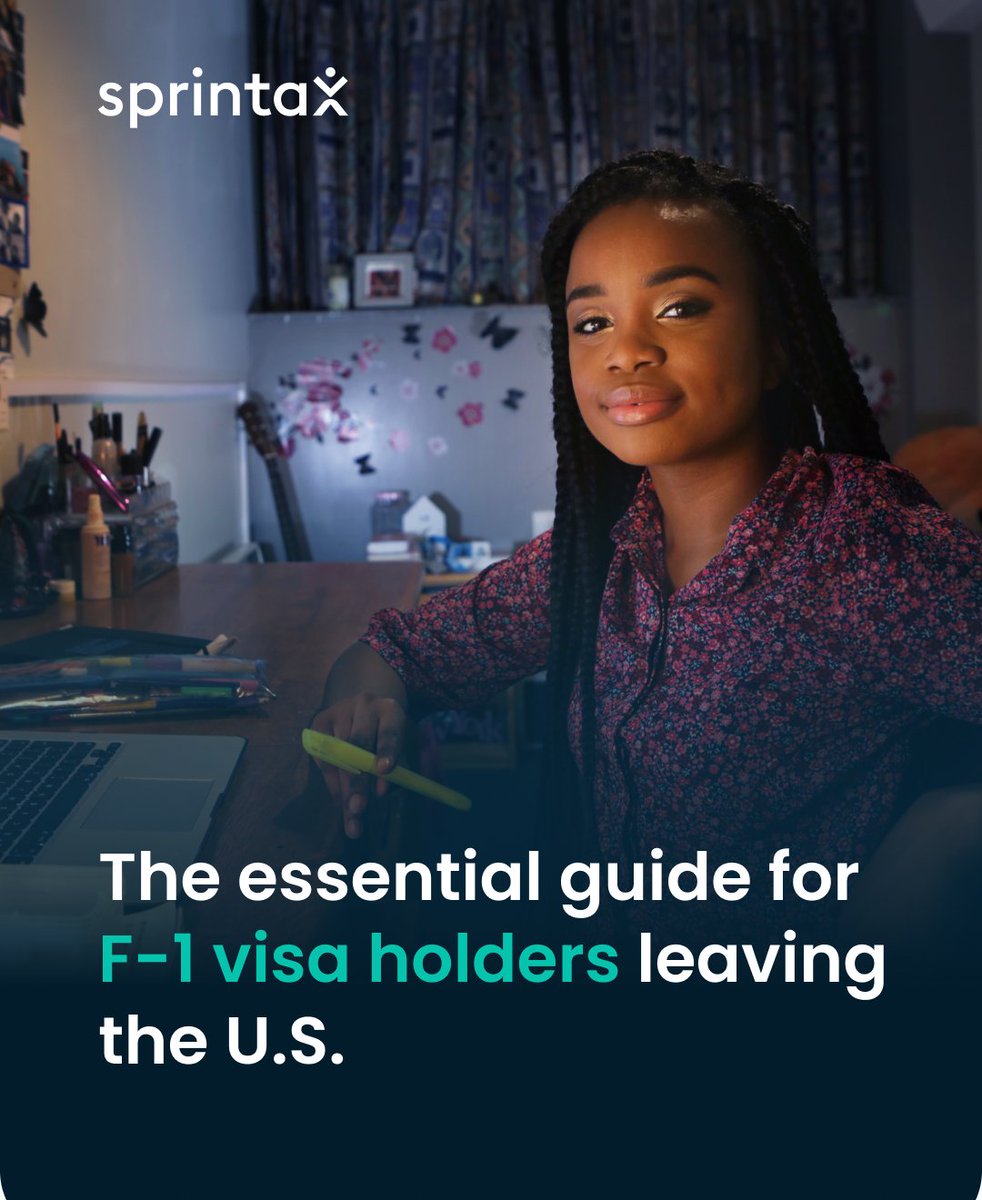 🎓 Heading home after finishing your studies in the U.S.? Congrats!

As an F-1 visa holder, there’s a lot to juggle - packing, travel, goodbyes… and a few critical steps that can protect your legal record and finances. Don’t miss our tax checklist for a smooth, stress-free