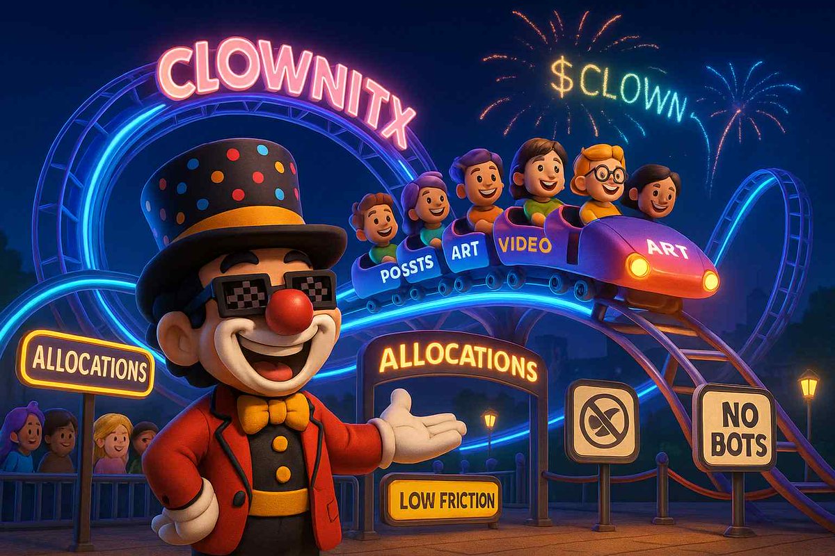 Im_dat_OG's tweet image. Boost your project’s visibility by pairing strategic giveaways with social mining on @clownitx. Offer $CLOWN &amp;amp; $ICP rewards for meaningful interactions, and watch as authentic engagement expands your X presence — while giving anyone the opportunity to participate and earn.