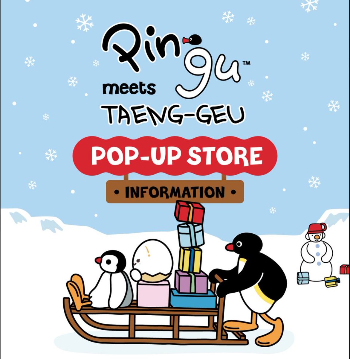 smstoredeli's tweet photo. Girls Generations Taeyeon [PINGU X TAENG-GEU] POP-UP STORE Offline Proxy 

Bulk OK 
DM

태연 소녀시대 팝업 오프라인 대리구매 https://t.co/GaDDmwvCC5