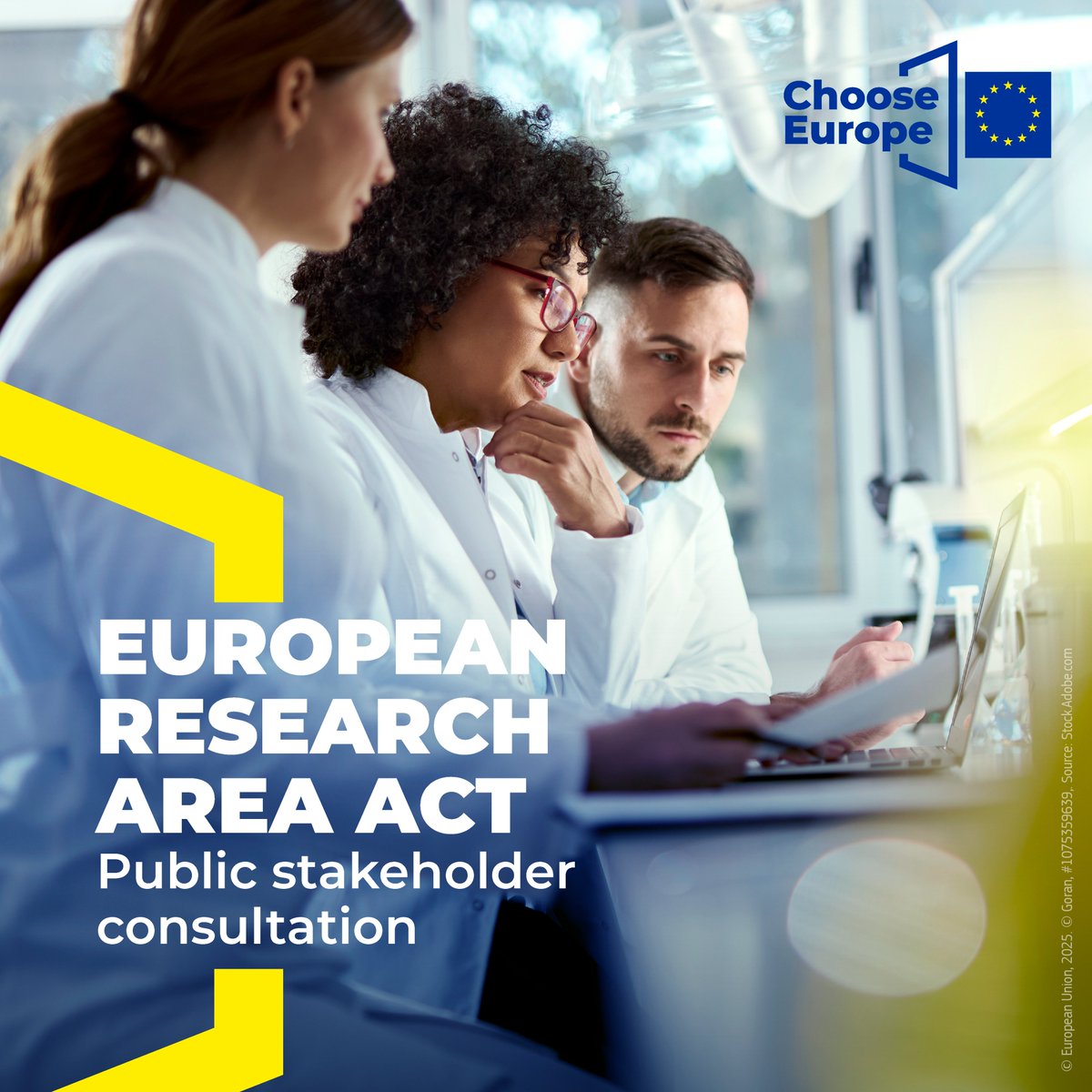 euatweets's tweet image. The European Commission has launched the public stakeholder consultation on the #EUResearchArea Act. Contributions can be submitted via the #HaveYourSay portal.
ℹ️  bit.ly/48vRjYf

@EUScienceInnov @HorizonEU @lemaitre_eu @EZaharievaEU