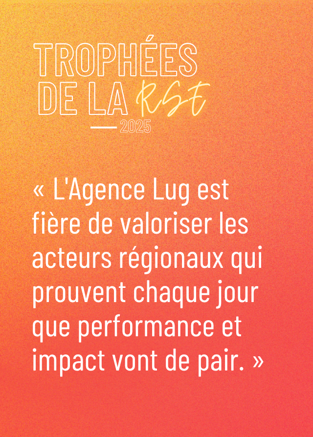 MedefAura's tweet photo. 🏆 4e édition des Trophées de la RSE 

Zoom sur l'agence Lug, mobilisé aux côtés du @MedefAura, pour soutenir des initiatives à impact en faveur de l’inclusion, l’environnement et l’ancrage territorial.

👉 Réservez votre place pour la cérémonie : https://t.co/vdZshPxvmN https://t.co/sGvxJxb8Iy