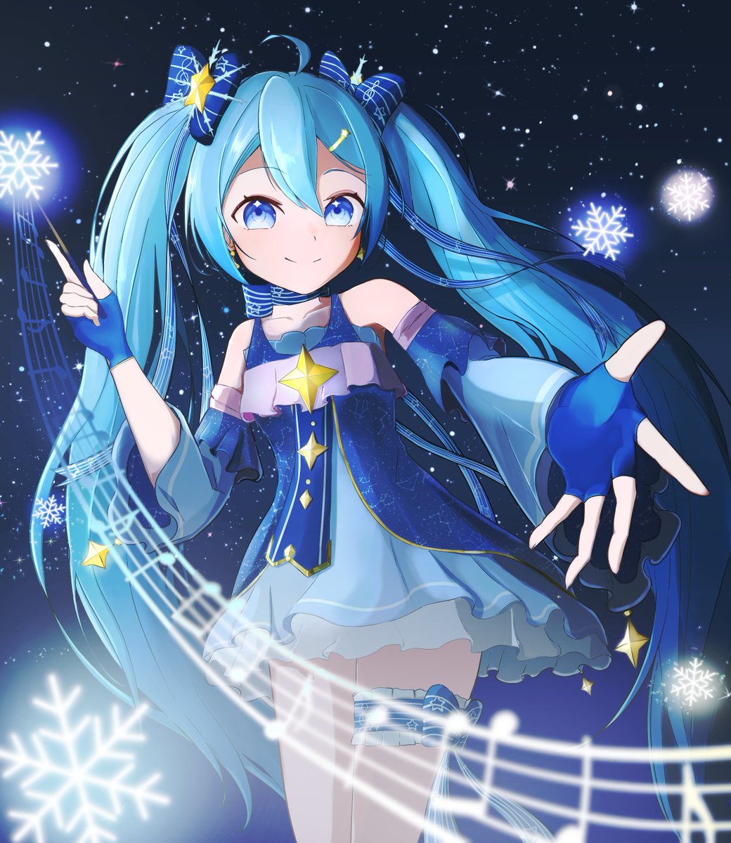 #初音ミク　
Twinkle Snow❄
