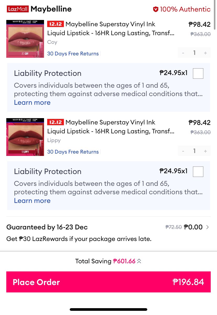 wayv MAYBELLINE テン　特典