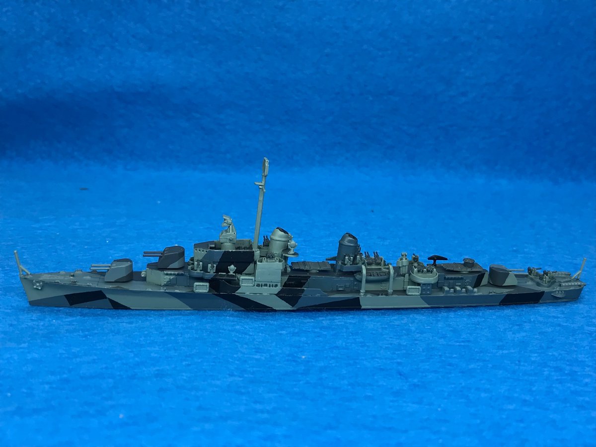 ピットロード 1/700 アメリカ海軍駆逐艦アレンM.サムナー 完成しました