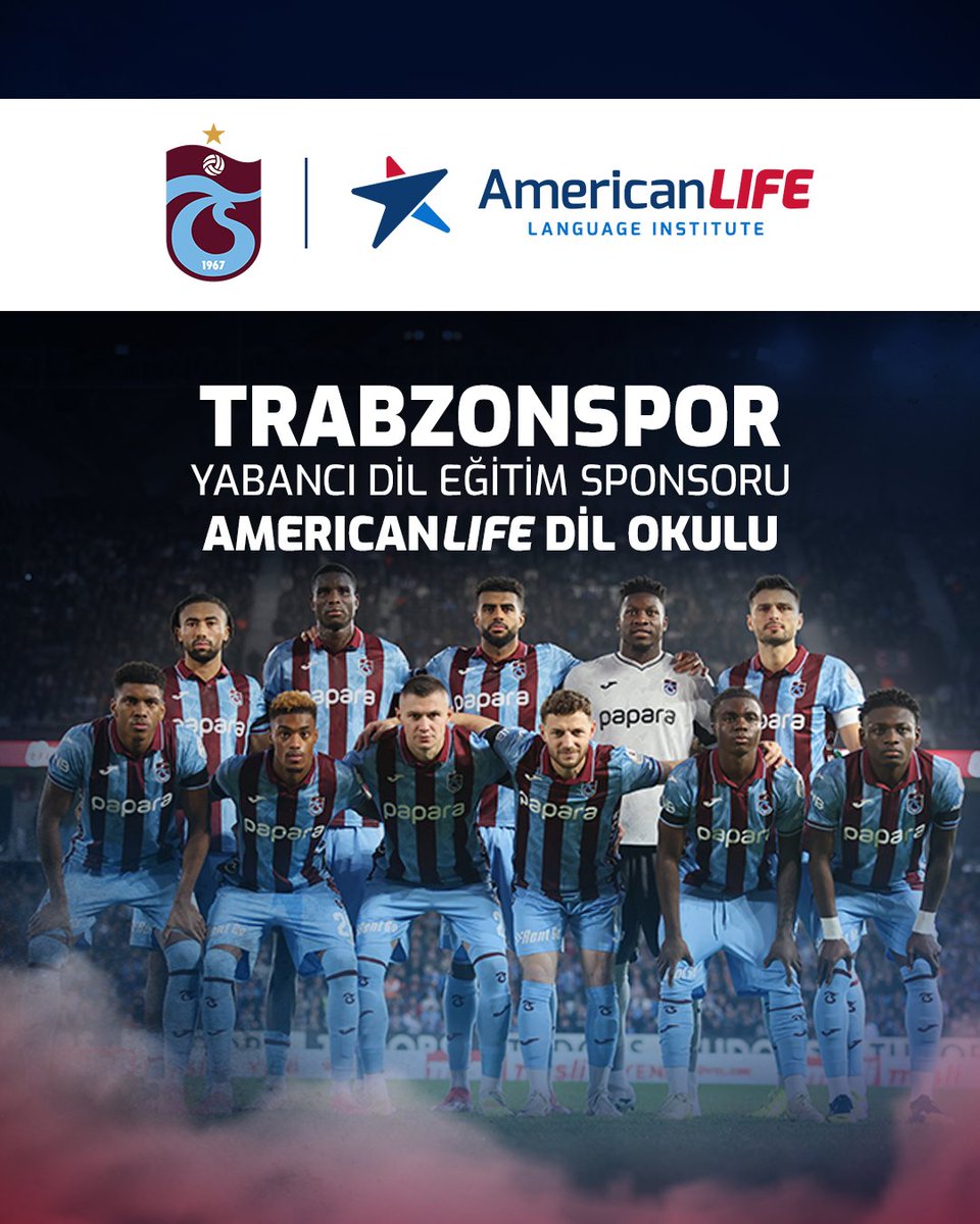 📚 American Life Dil Okulu ile Trabzonspor arasında ‘Yabancı Dil Eğitim Sponsorluğu’ kapsamında güç birliği başlıyor. ❤️💙 <a href="/Trabzonspor/">Trabzonspor</a>