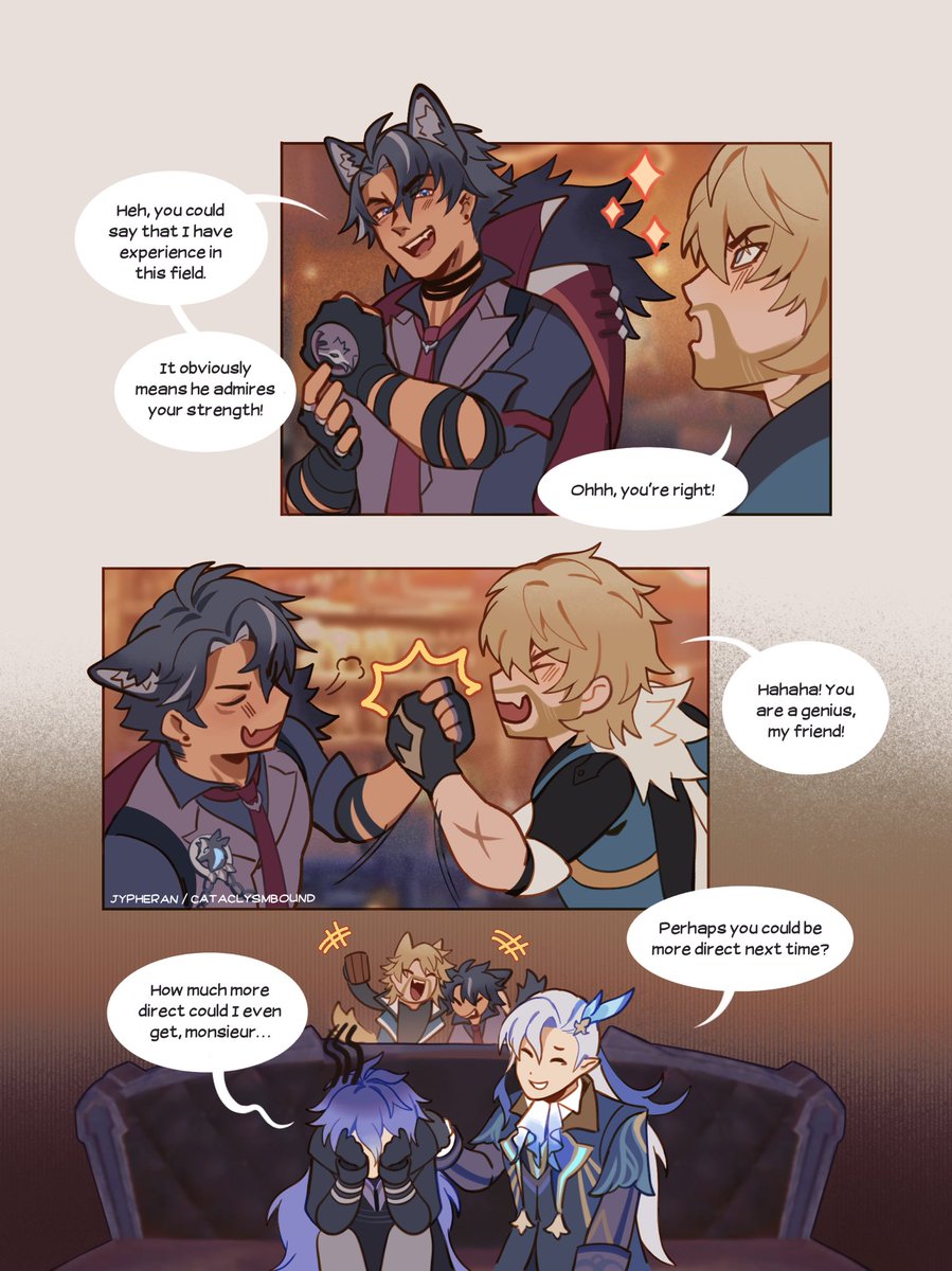 They’ll get it someday 🫶 

#Varflins #wriolette #knightlight #Neuvithesley