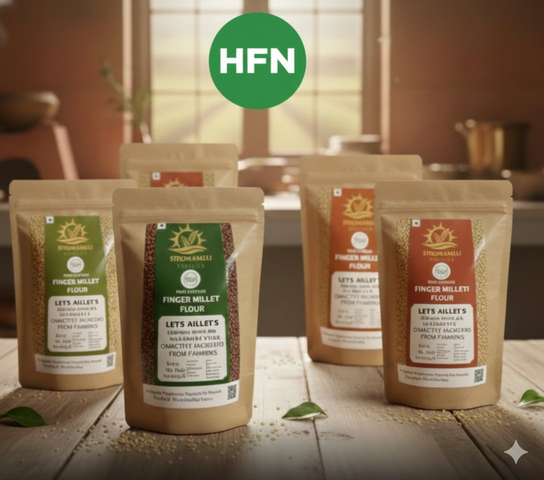 ruchitgarg's tweet image. Certified organic flour of various types from a farmer co-operative (FPO) from Praygraj, Uttar Pradesh. Order now =&amp;gt; hfnfoods.com

Leave No Farmer Behind #HFN