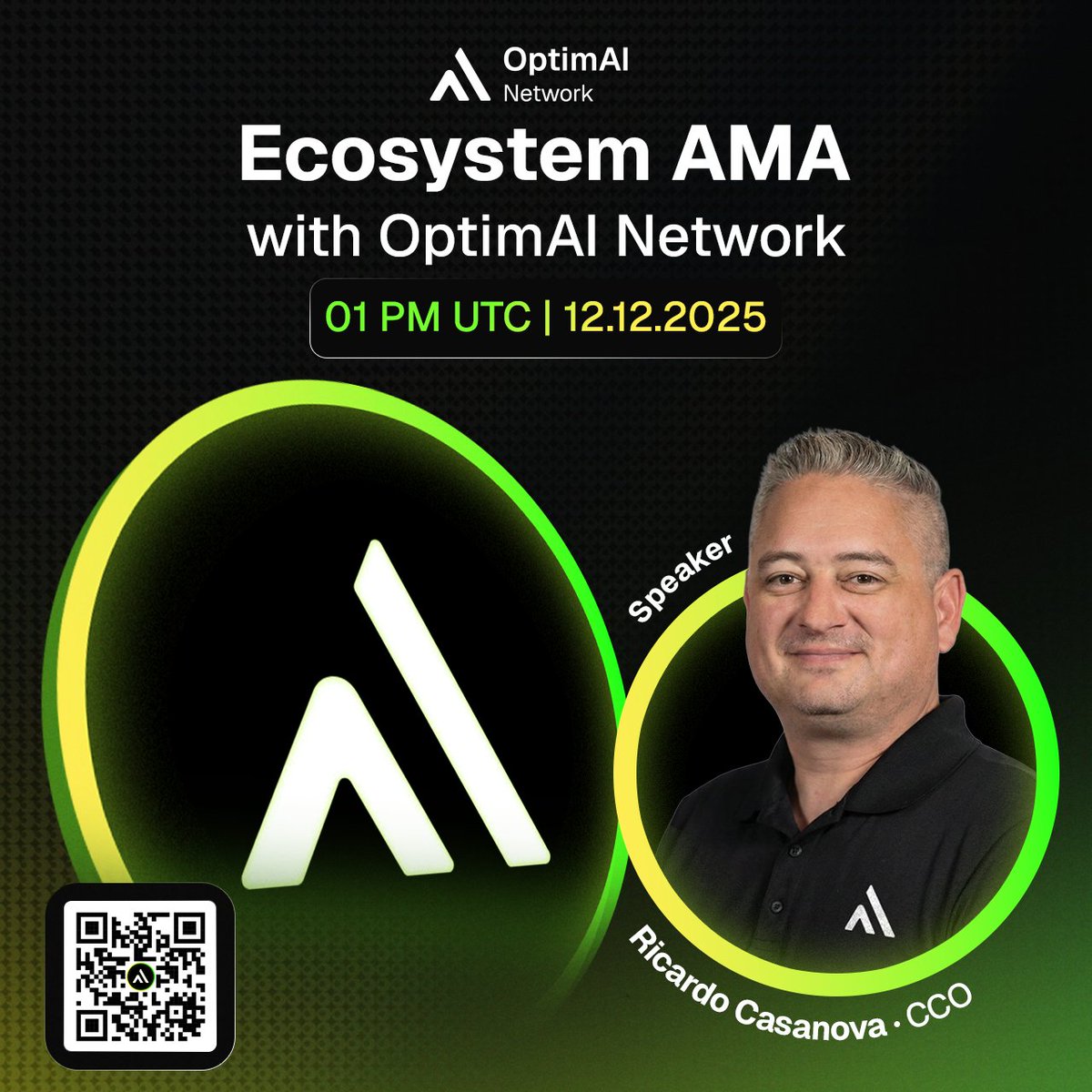 OptimAI Network AMA is coming. 
Join us for a focused conversation designed for contributors, builders, and partners who want to understand the architecture, strategy, and vision behind the Layer-2 Reinforcement Data Network powering the next era of Agentic AI.

📅 December 12 -