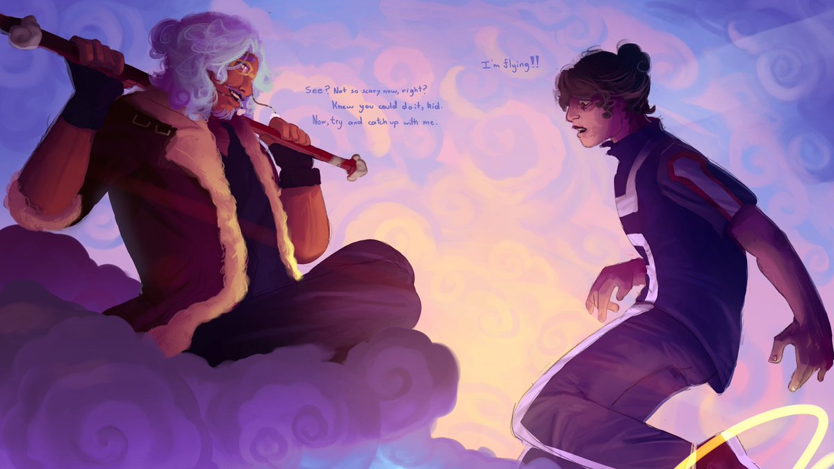 obo and tenko i made for the zine