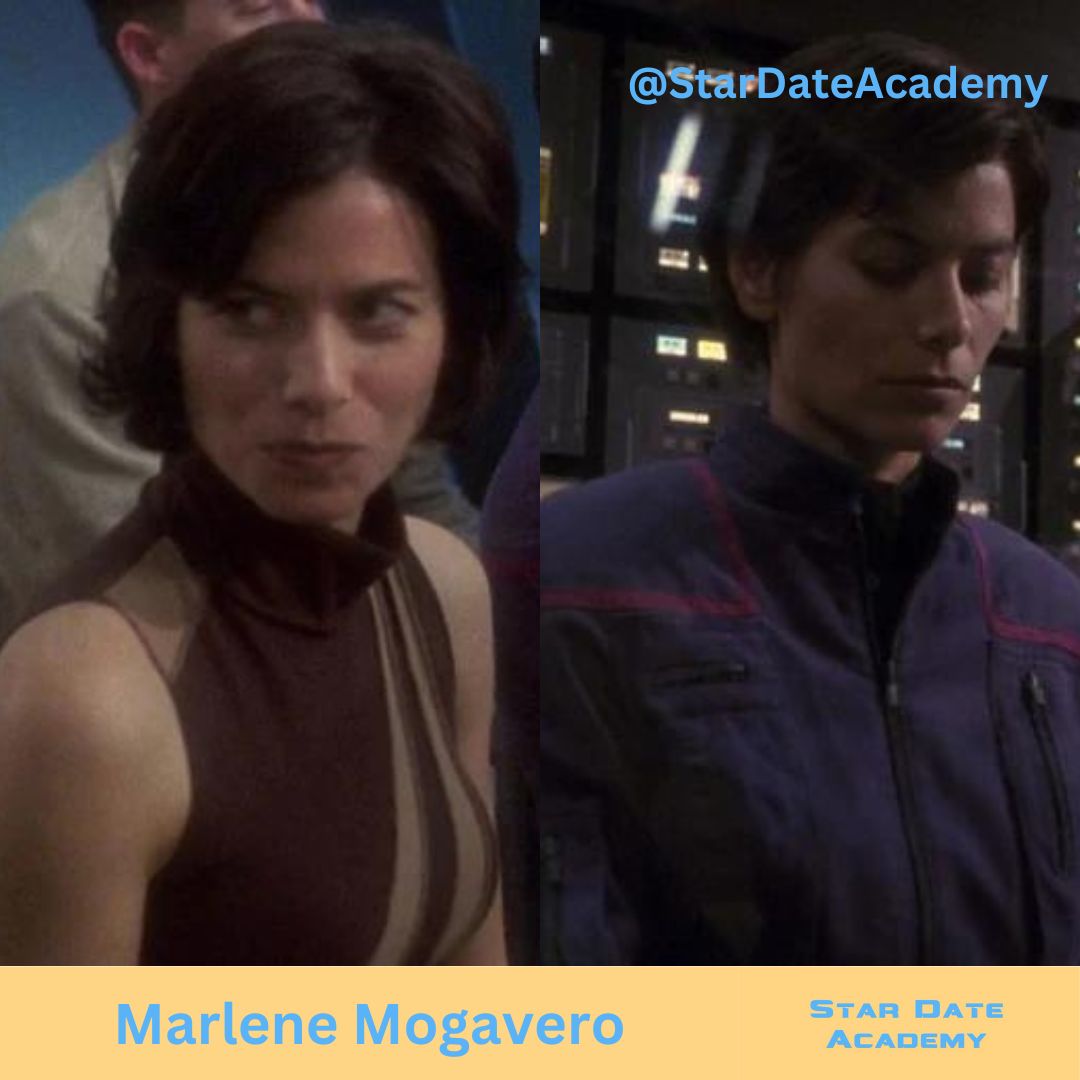 StarDateAcademy's tweet image. #RedShirtSalute to Marlene Mogavero on her 62nd Birthday.
She was a regular background performer on #Enterprise, appearing in 19 episodes over the first 3 seasons.