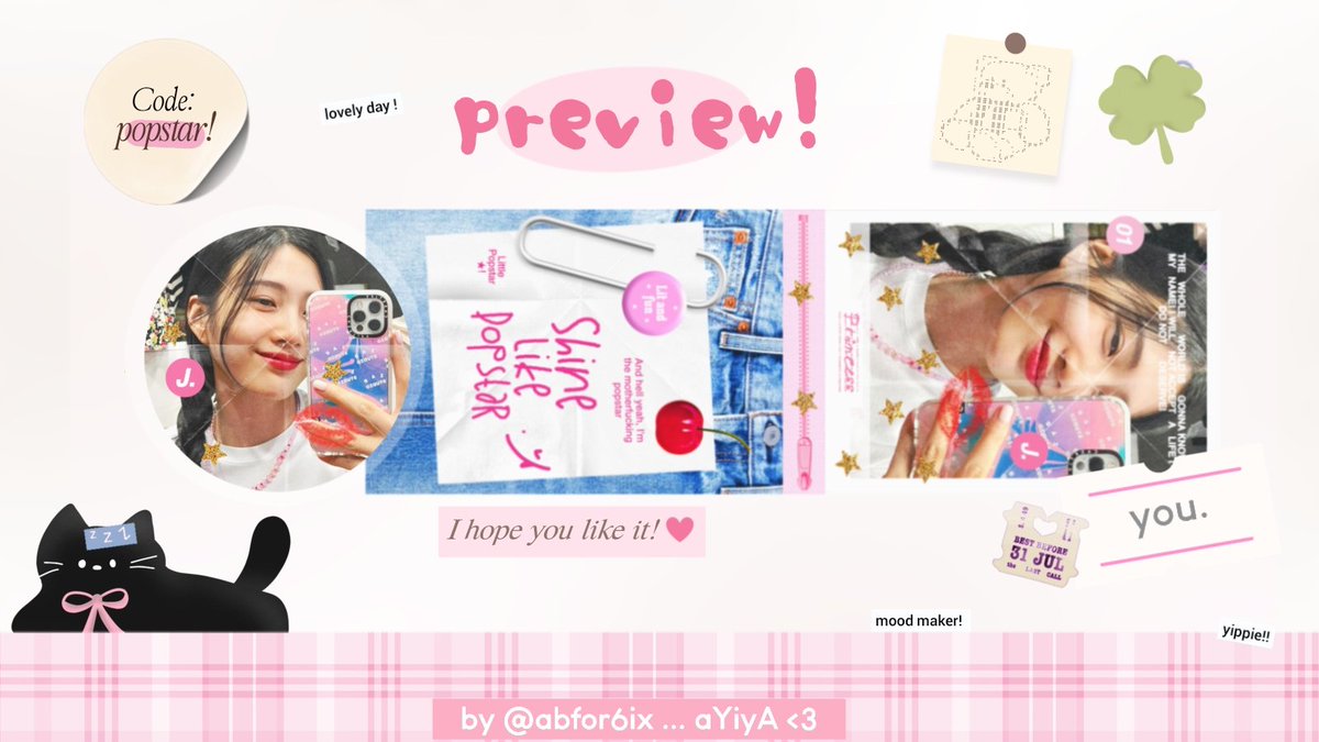 help retweet please? thank you! ♡

haiii, kenalan yuk sama my new setup dan anak baru yiya, namanya “popstar” ⭐👖 tolong cintai banyak-banyak yah! semua layout model ufs kecuali seungmin.

yiya optip < open titip > juga dengan harga 7k aja! scroll kebawah yap ♥ #zonauang