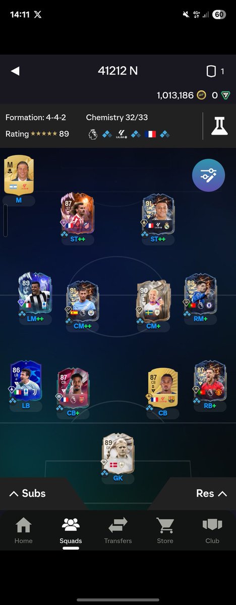 Joshmuir_'s tweet photo. This is my team and balance which is the best ive had on any fifa this early on and I still cannot be bothered to log on to the  game. The delay on the game has been that bad it just misses inputs out now I could play what the first 2 weeks were like everyday all day but whatever it is now I have zero motivation to play