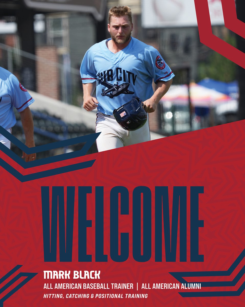 ⚾️NEW TRAINER ALERT — Welcome back Coach Mark Black to where it all began.

An All American alum and elite catcher, Mark’s journey runs through Chipola, Wake Forest, Gardner-Webb, and Seton Hill before making his 2025 pro debut with the Hagerstown Flying Boxcars. Across 58 pro