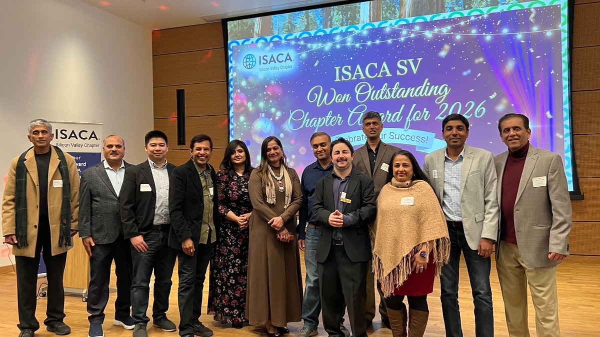 ISACASVEngage's tweet photo. ✨ Thank YOU and Happy Holidays from the ISACA Silicon Valley Community ✨

A huge thank you to everyone who joined us, from long-time members to new faces. Your energy, insights, and camaraderie made the night truly special. Here’s to carrying this momentum into 2026! https://t.co/SMMfr6wqlX