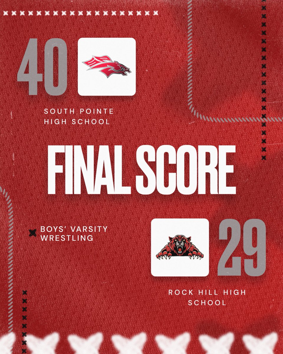 Great night of wrestling and leg 1 of the city championship down. Excited for Round 2 against Northwestern next Tuesday. <a href="/CoachRichAD/">Coach Rich, CAA</a> <a href="/Coach_JDuncan/">Jimmy Duncan, CAA</a> <a href="/RockHillSchools/">Rock Hill Schools</a>