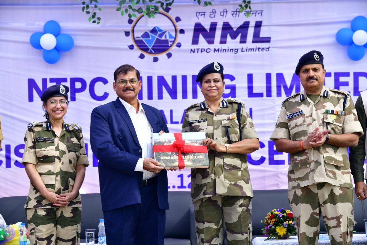 CISFHQrs's tweet photo. One More Critical Asset Added To CISF Shield of Security.

#CISF formally inducted its 362nd Unit at #NTPC Mining Limited, Talaipalli in #Raigarh District, #Chhattisgarh, marking a major enhancement to the #Security framework of this vital energy installation. The newly deployed unit, comprising 265 trained personnel will provide robust protection to one of NTPC’s key captive #coal mines.

CISF reaffirms its commitment to safeguarding India’s critical #energy infrastructure and strengthening the nation’s security framework, With this induction.

#NationFirst #ShieldOfSecurity #Energy #CriticalInfrastructure #PoweringIndia #development  

@HMOIndia   
@PIB_India   
@mygovindia   
@DDNewslive  
@ntpclimited   
@CoalMinistry   
@CoalIndiaHQ   
@KishanReddyOfc     
@CISFCentral