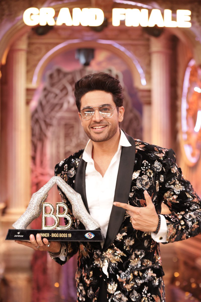 Happy Birthday to the Bigg Boss 19 OFFICIAL &amp; ONLY WINNER – Gaurav Khanna! 🎂 The one and only TV SUPERSTAR. Wishing you a year filled with success, love &amp; blockbuster moments. Have a phenomenal year ahead, GK! ✨
