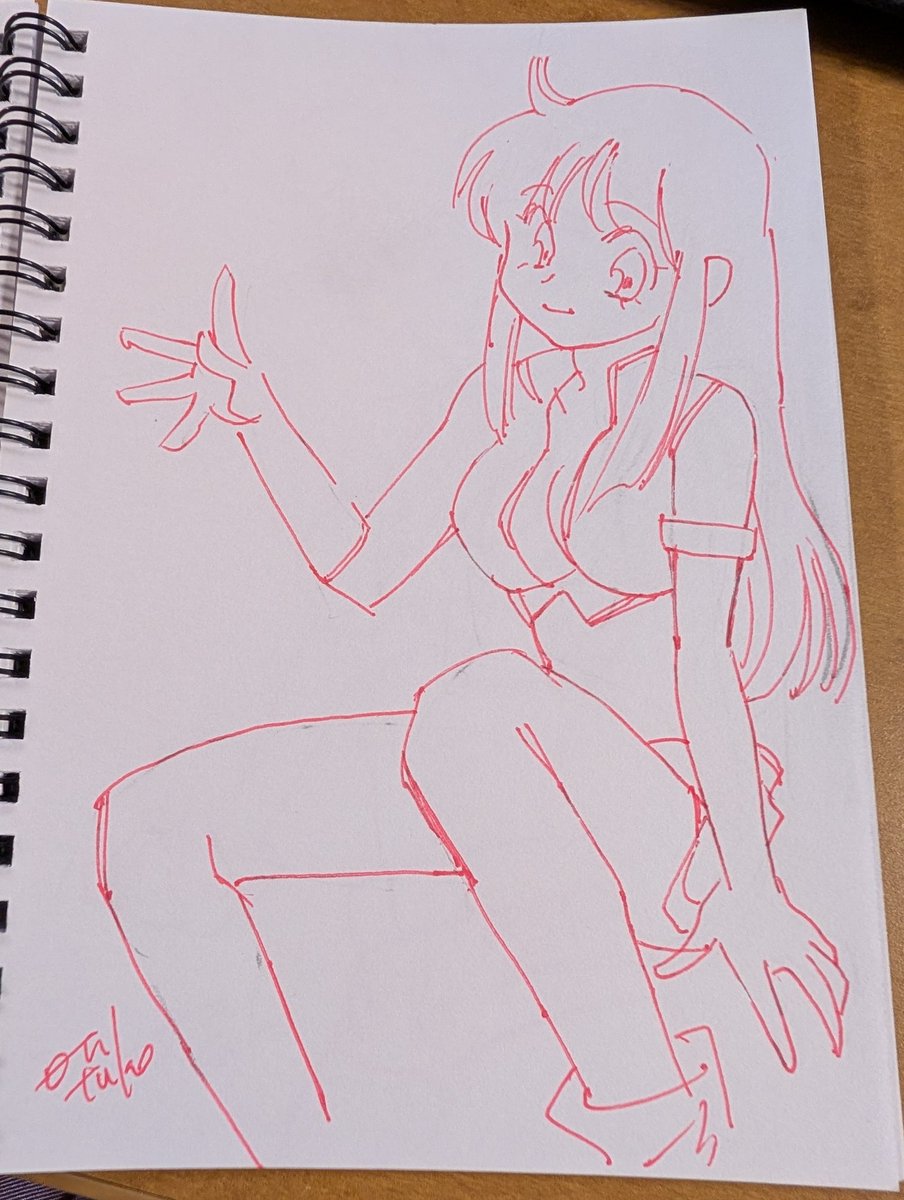 ワッチミー　手描きイラスト だ*う様 【手描きイラスト 064】オリジナル原画色紙 「不発！最弱かめ