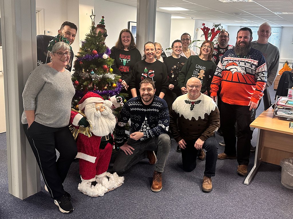 ppss_group's tweet photo. 🎄Christmas Jumper Day at PPSS Group! 🎅

Today our team proudly took part in Save the Children’s Christmas Jumper Day.

A huge thank you to our amazing team for getting involved in the fun.

#ChristmasJumperDay #SaveTheChildren https://t.co/SUGxWBvO8T
