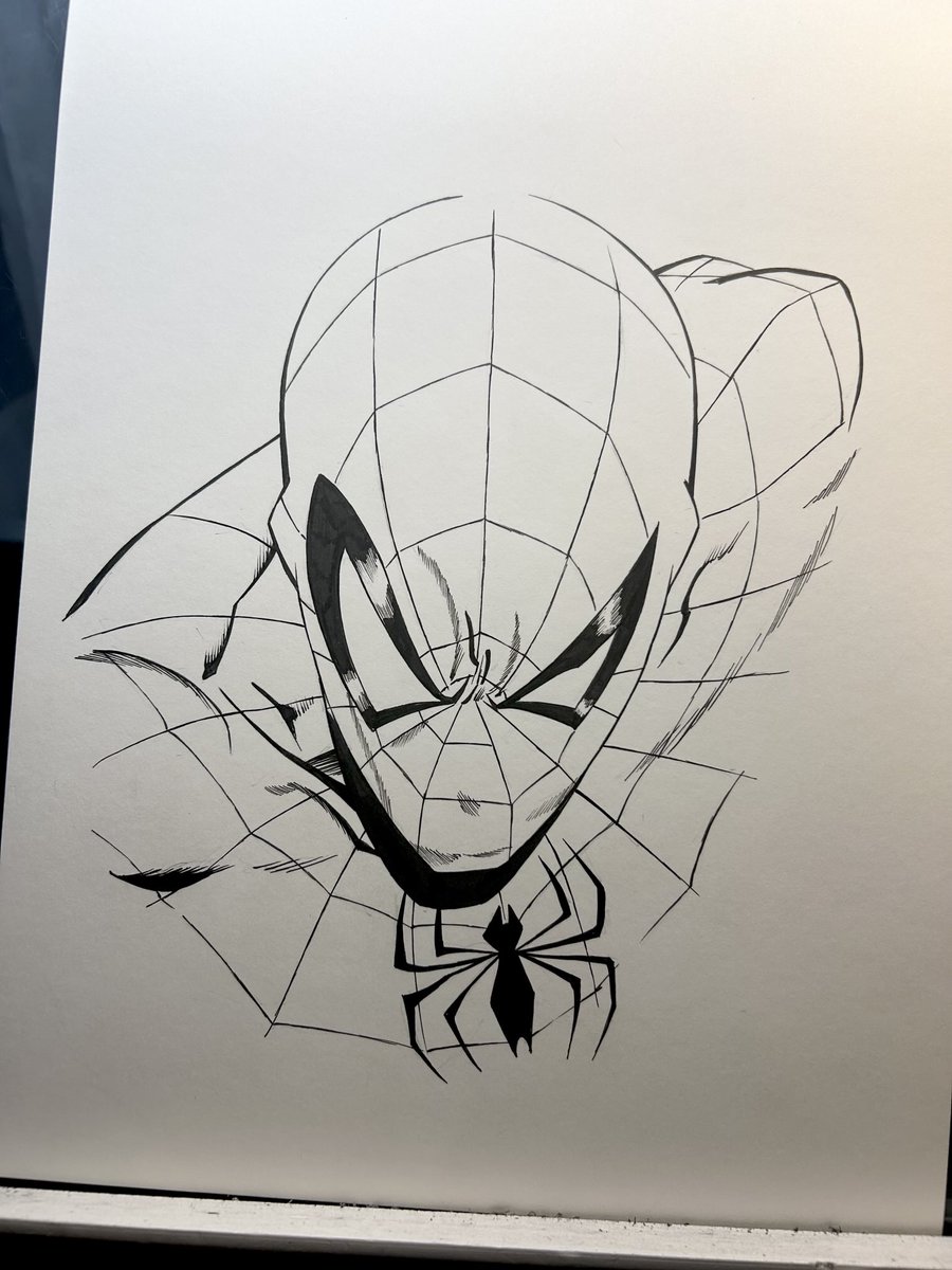 Morning drawing ✍🏼 and coffee ☕️ 🕷️🕸️