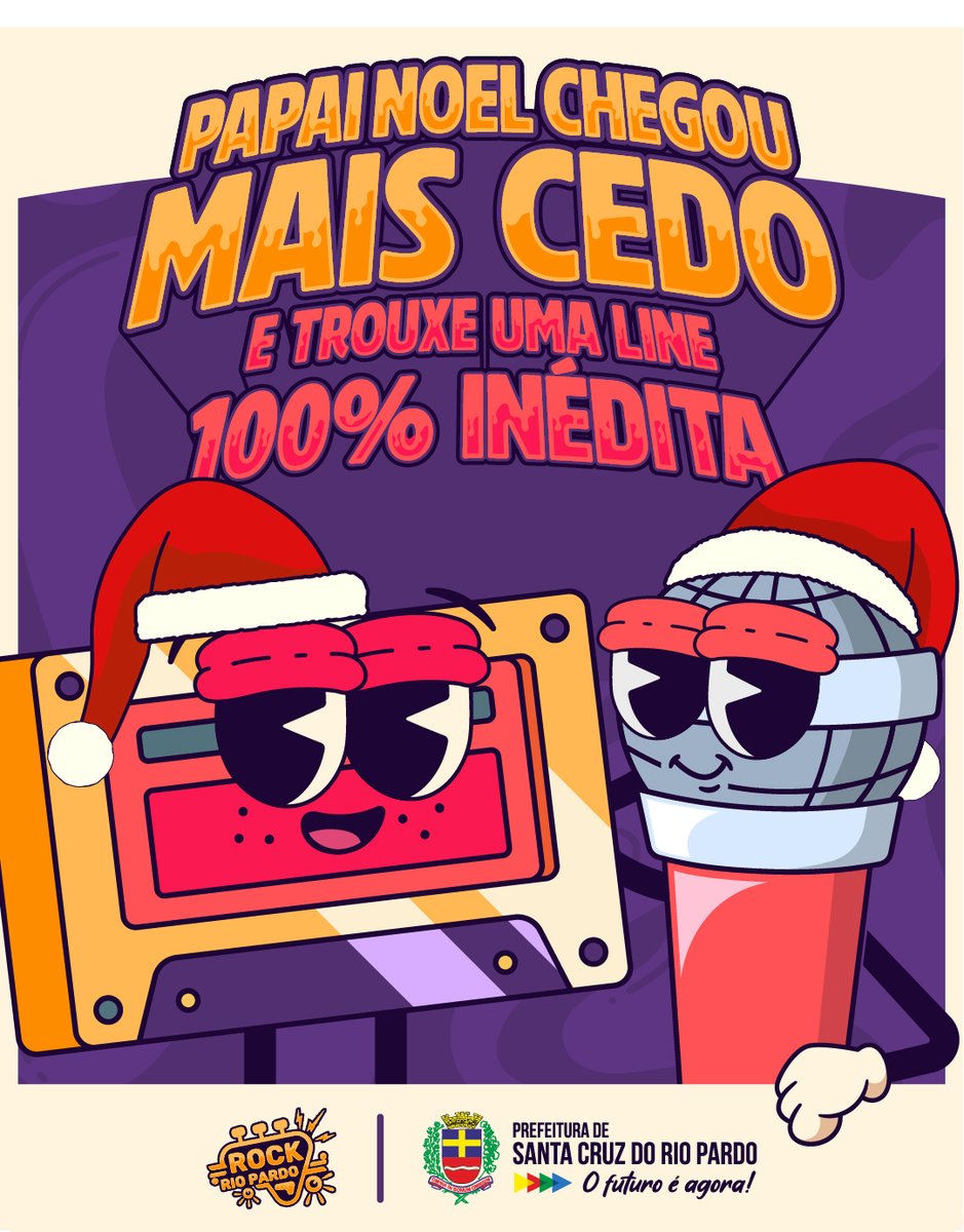 O Rock Rio Pardo 2026 está começando a despertar, e a line promete surpreender até quem achava que já tinha visto de tudo.
Prepare o coração, separa a roupa de ir e fique de olho:
o próximo capítulo desse festival está muito mais perto do que você imagina
#rockriopardo #rrp2026