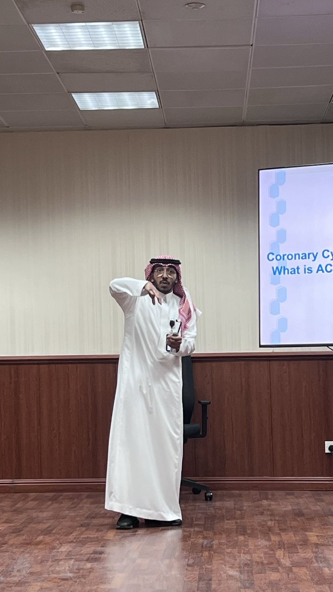 fems_ksu's tweet photo. Rayan opens the cardiology series with Acute Coronary Syndromes, focusing on early ECG recognition, risk stratification, and prehospital management strategies essential for reducing time-to-reperfusion and improving outcomes. https://t.co/QF1dG6aM5D