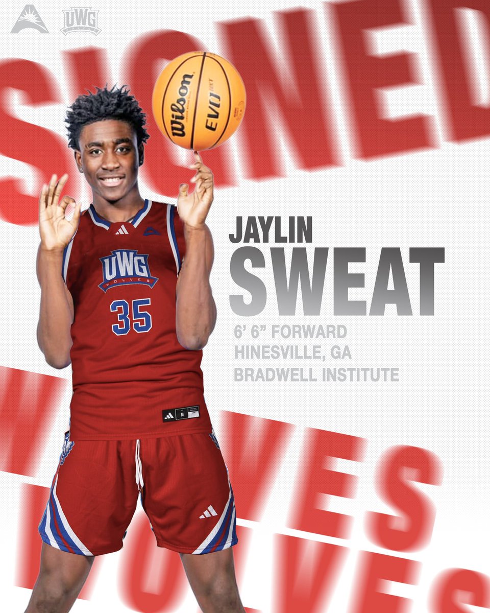 UWG_MBB's tweet photo. Signed, Sealed, Delivered✍️

Jaylin Sweat IS OFFICIALLY A WOLF 🐺

#BuiltForMore https://t.co/dmYbbjr3MW
