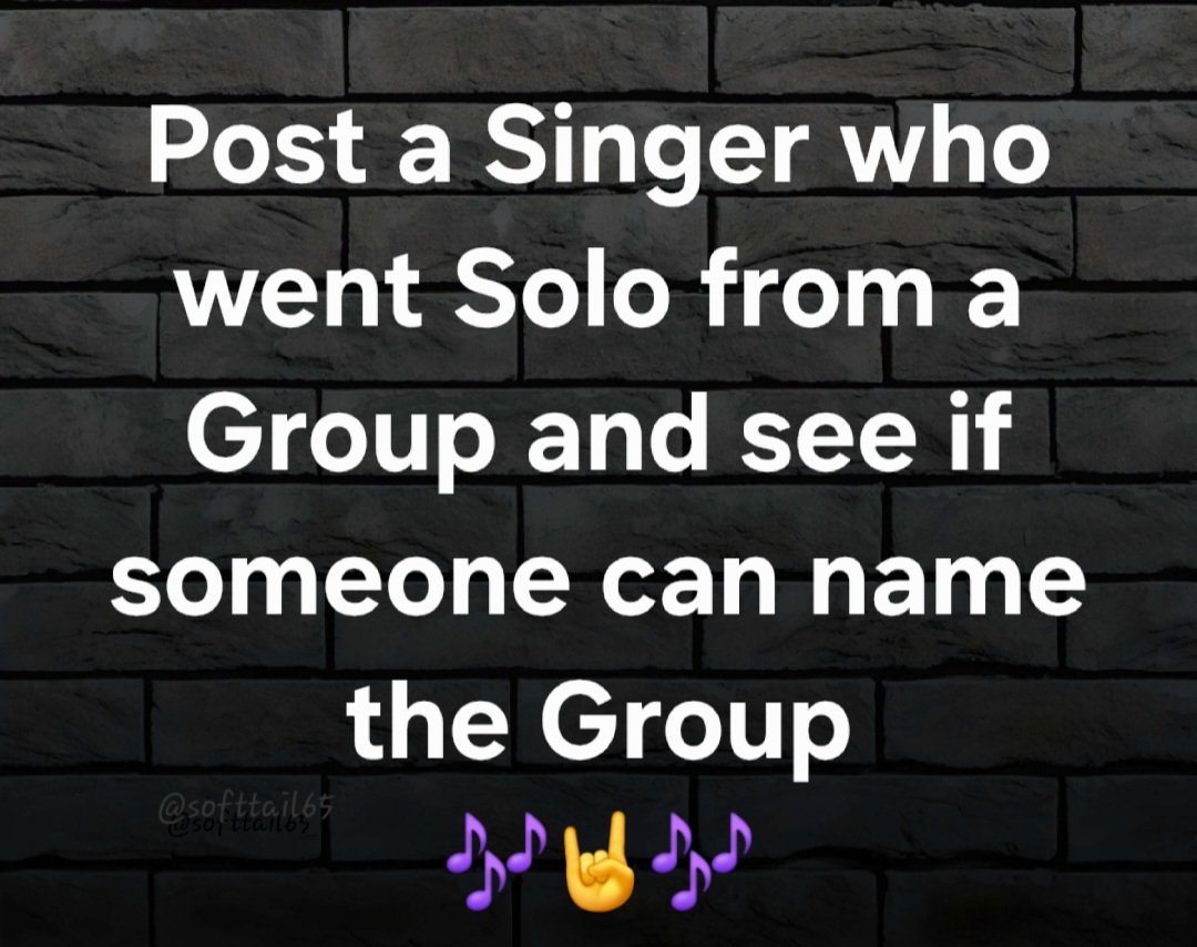 Post yours and then go name the Group/Band on someone else's comment.🎶
Have fun! 🤘