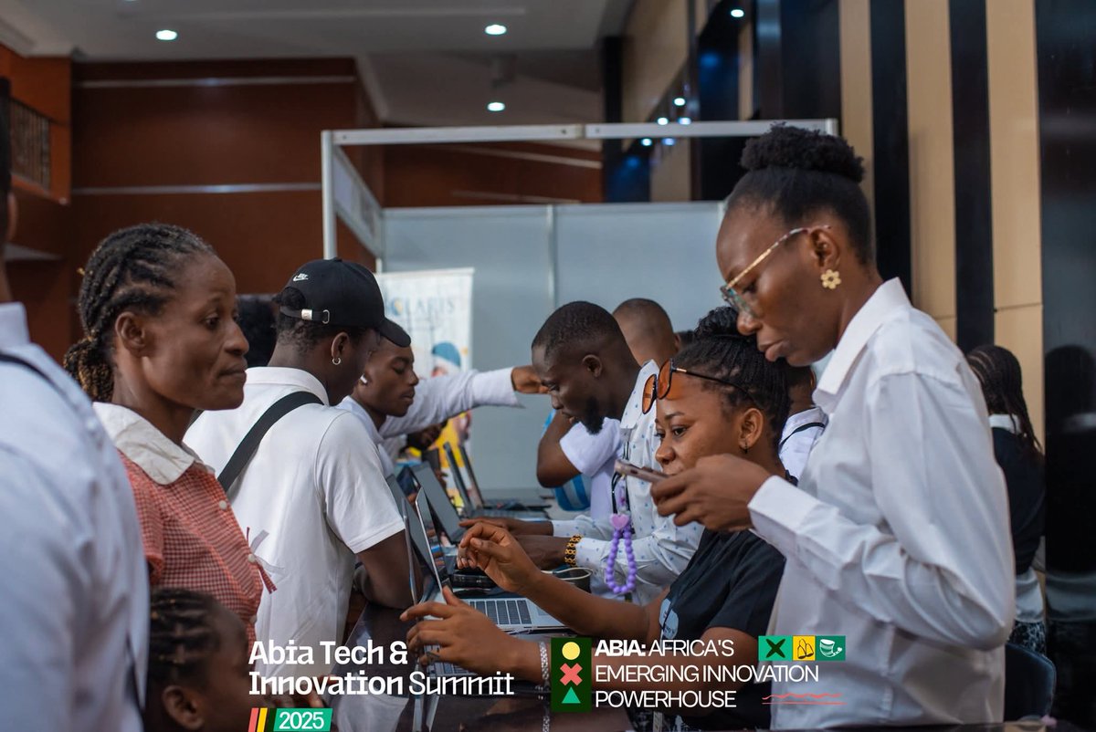 abiainnovation's tweet photo. If you're still on your bed or stuck behind a desk, you’re missing out on the experience that could shift your future.
It's happening live now at the International Conference Centre, Umuahia. There's still time. Make the move.
#ATIS #ATIN #AbiaMSTI #AlexOtti https://t.co/aivN7CfO7n