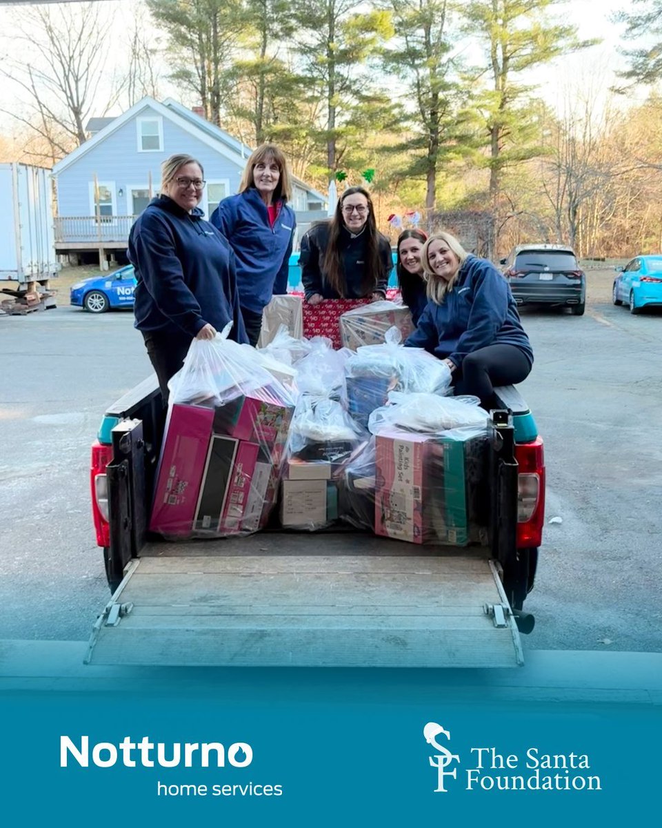 NotturnoHome's tweet photo. Notturno is humbled and grateful to have collected nearly 100 gifts for the Santa Foundation, which supports Franklin-area families in need. We’re deeply thankful for everyone who donated and helped spread kindness this season. Your generosity truly makes a difference. https://t.co/JQ8gnlRfIX
