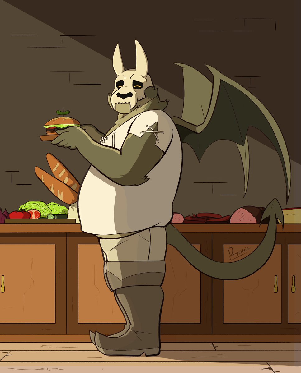 Making comfort &amp; full stomach just for you

Commission for <a href="/ShaidzArt/">Shaidz ✨</a>