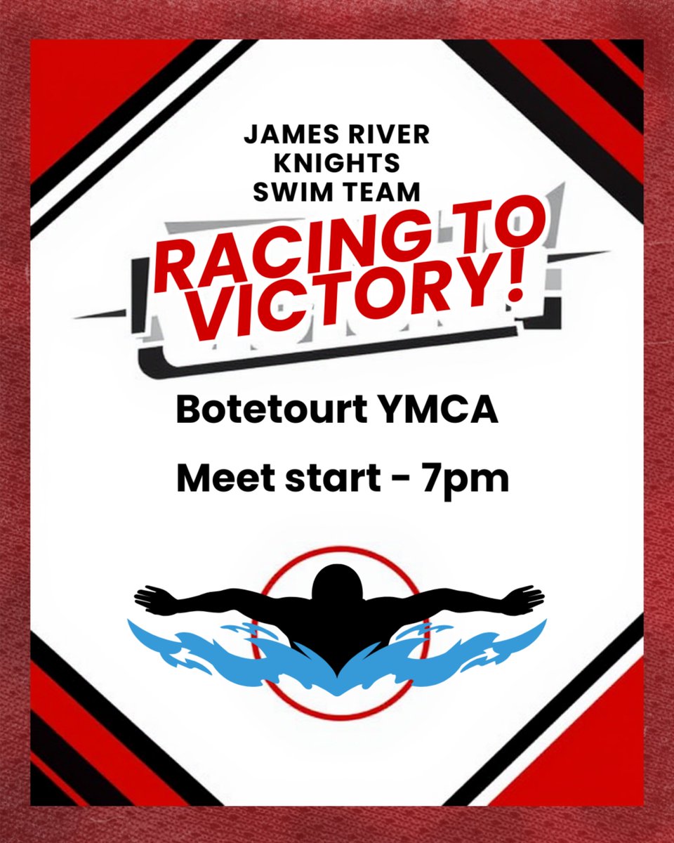 KnightsJrhs's tweet image. Botetourt—are you READY? Our Knights are hitting the water tonight and we’re coming in FAST. Come out to support our team and bring a non-perishable food item for Feeding Southwest.