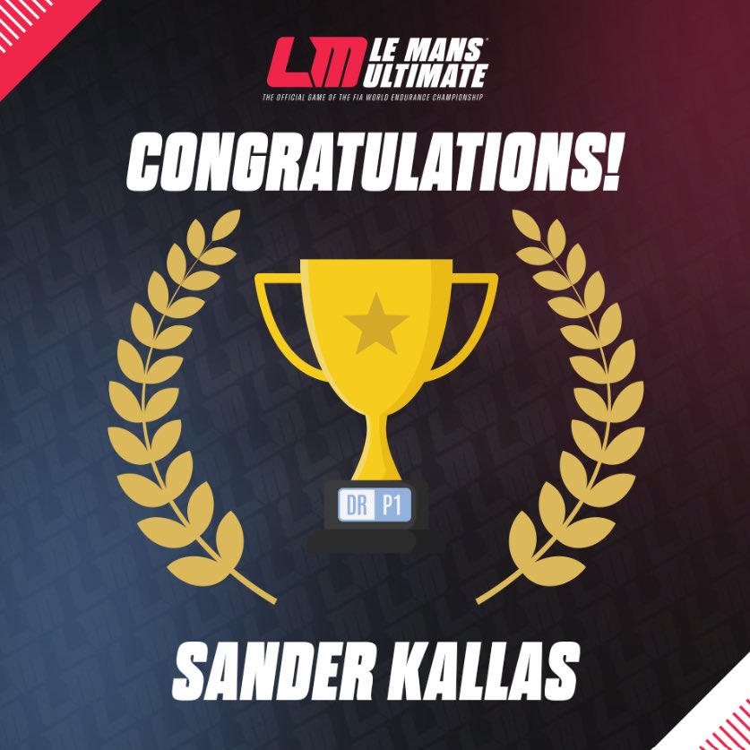 In all the update excitement, a milestone has been reached! 

Congratulations to Sander Kallas for being the first player to reach Platinum Driver Rank online! 🎉

What an achievement! 👏

#lemansultimate