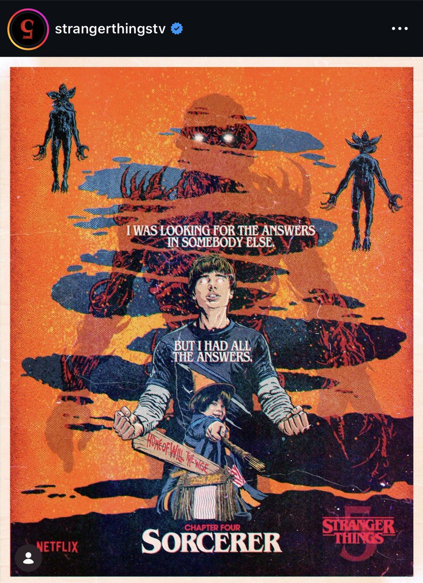 ストレンジャーです。ポスター ストレンジャーシングス公式があげてる各話ごとのポスタービジュアル