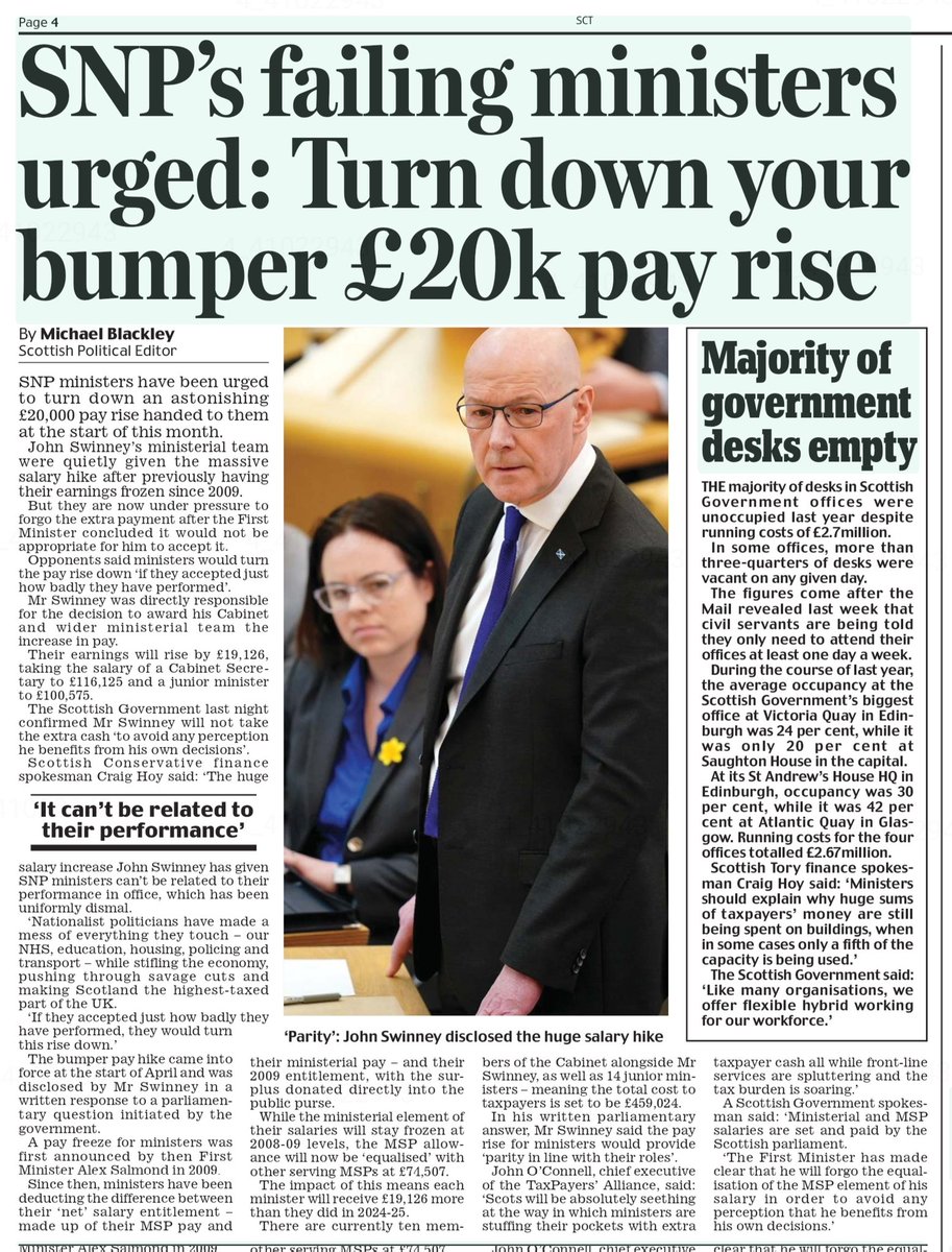 <a href="/JohnSwinney/">John Swinney</a> Who are you trying to kid?

You are focussed on lining your own pockets.