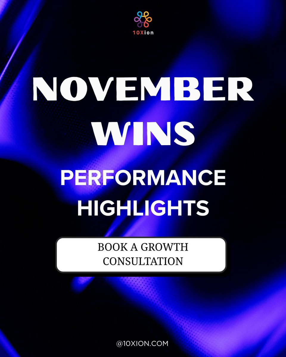 10xion60550's tweet image. A powerful month of scaling iGaming brands. Here are our top achievements.

#monthlyreport #performancehighlights #marketingwins #igamingresults #clientgrowth #casinogrowth #sportsbookgrowth #adperformance #campaignresults #digitalreport #growthupdate #brandwins #monthlysummary