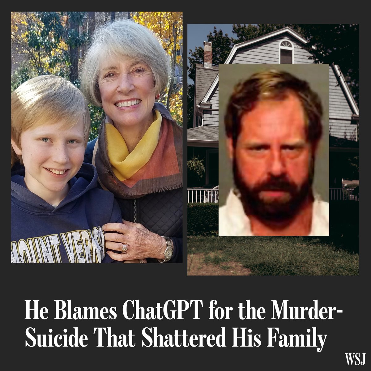 OpenAI is being sued for wrongful death by the estate of a woman killed by her son, who had been engaging in delusion-filled conversations with ChatGPT. 🔗 on.wsj.com/4iXosiQ