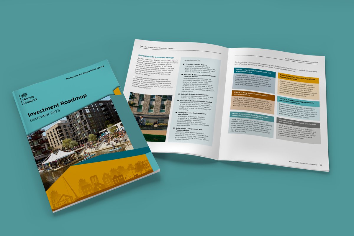 Homes England tweet media