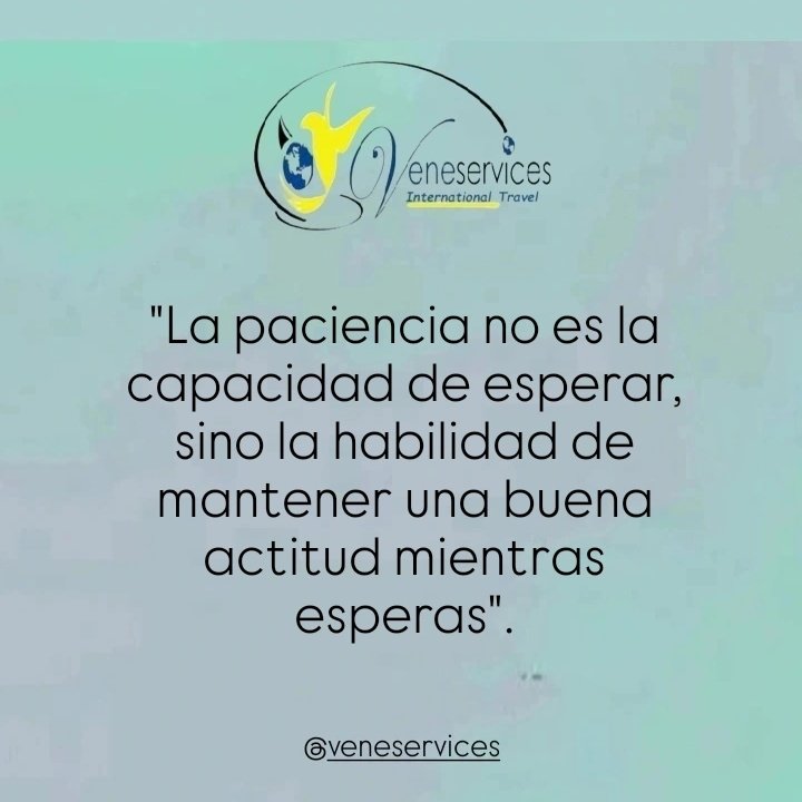 Veneservices's tweet photo. Los viajes así como la paciencia ofrecen beneficios clave como mejor salud mental (menos estrés, depresión, más optimismo), relaciones interpersonales más fuertes (empatía, generosidad, menos conflictos). #Veneservices #ViveYDisfeutaConVeneservices https://t.co/21NVMmVwrN