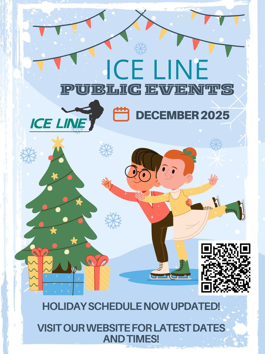 Ice_Line's tweet image. 🎄⛸️ Holiday skating season is officially underway!
Grab your friends, lace up, and join us for Public Skating all December long.

📅 Updated schedule available now:
icelinequadrinks.com/public-events/…